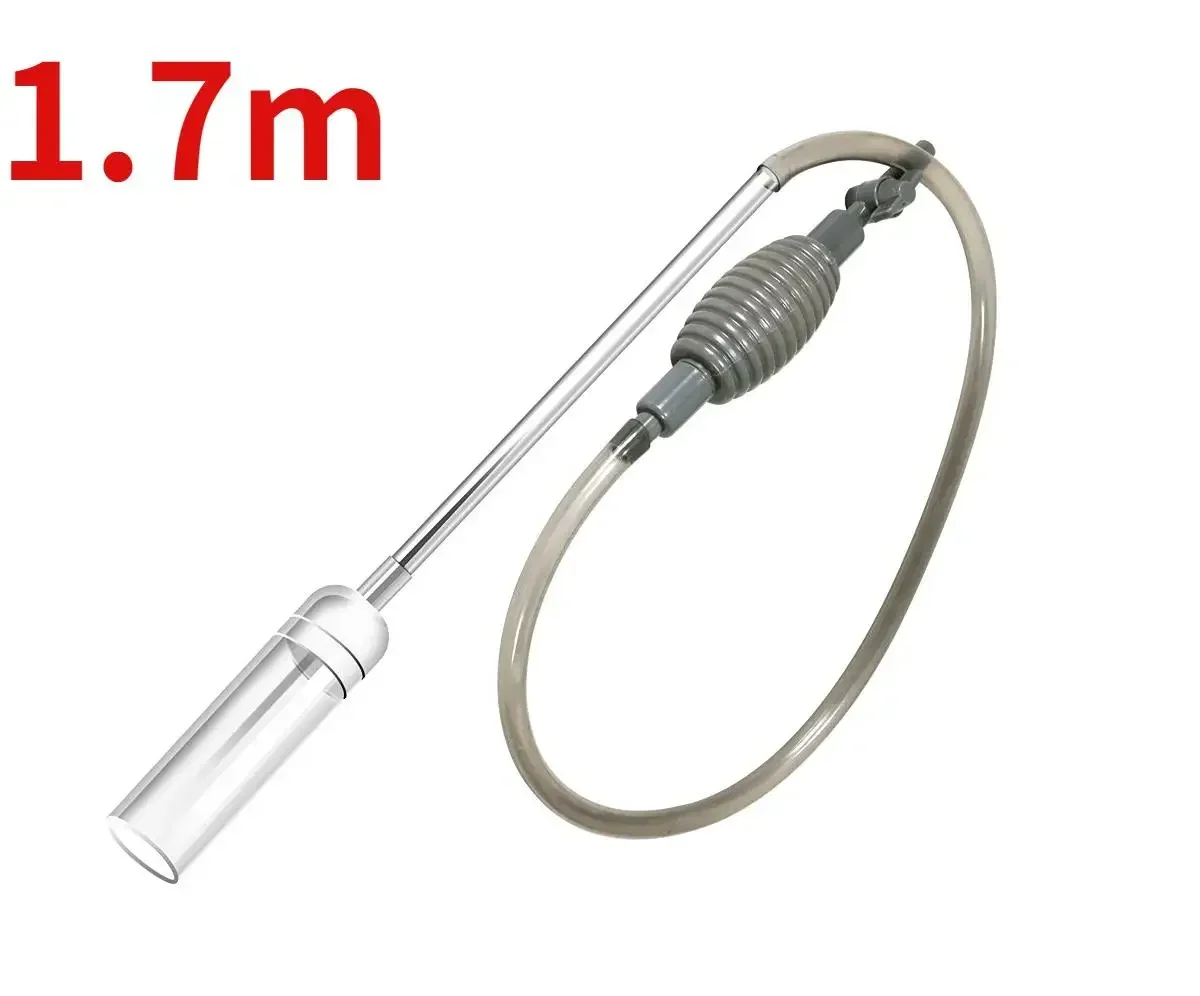 1.5m/1.7m/2.6m Aquarium Manual Water Changer Fish Tank Air Pump Cleaning Tools Handheld Aquarium Cleaner Vacuum Siphon Pump - Image 6