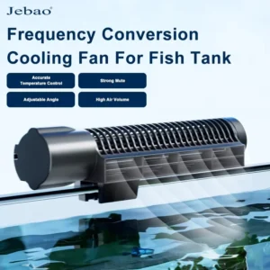 Jebao Jecod ACF Series Aquarium Cooling Fan 12V 3W/4W, Quiet Variable Speed Fan for Fish Tank, Water Cooling Fan, Hydroponics Co