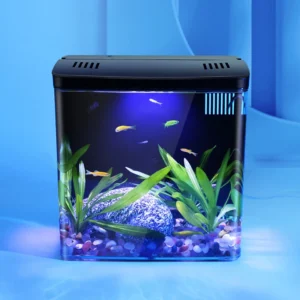 Fish tank living room small mini Douyu tank household tabletop ecological tank self circulating back filter goldfish tank