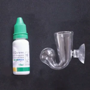 Aquarium CO2 Indicator DIY Fish Tank Glass Liquid Tester Monitor Plants Grass CO2 System Concentration Drop Checker Kit 15ml